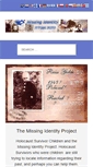 Mobile Screenshot of missing-identity.net