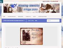 Tablet Screenshot of missing-identity.net